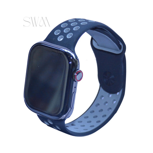 Series 9 Smart Watch with Apple Logo – Premium Edition with Two Bands - smart watch